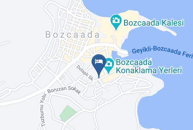 Bozcaada - Aika Hotel Alaybey Maps