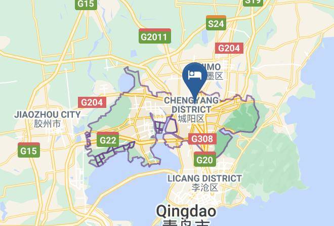 Qingdao - Aike 100 Business Hotel Maps