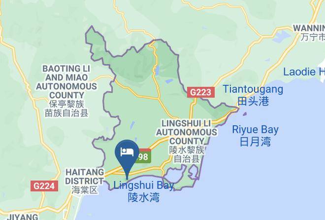 Lingshui Lizu Aut County - Ailande Seaview Hotel Maps