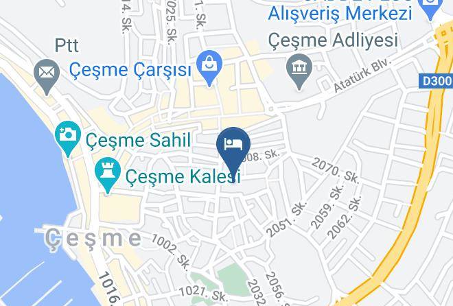 Cesme - Aile Zarif Pansiyon Maps
