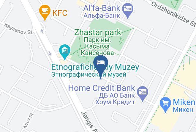 Ust Kamenogorsk - Ainaline Hotel Maps