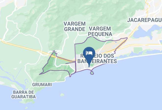 Aioka Hostel Carta Geografica - Rio De Janeiro - Rio De Janeiro Recreio Dos Bandeirantes