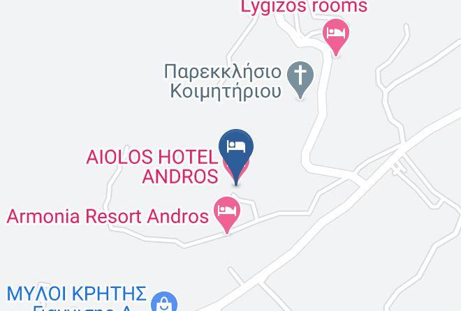 Cyclades - Aiolos Hotel Andros Maps