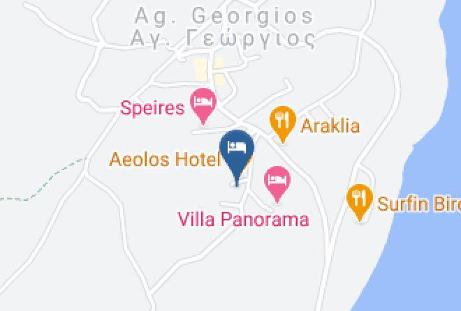 Naxos - Aiolos Hotel Maps