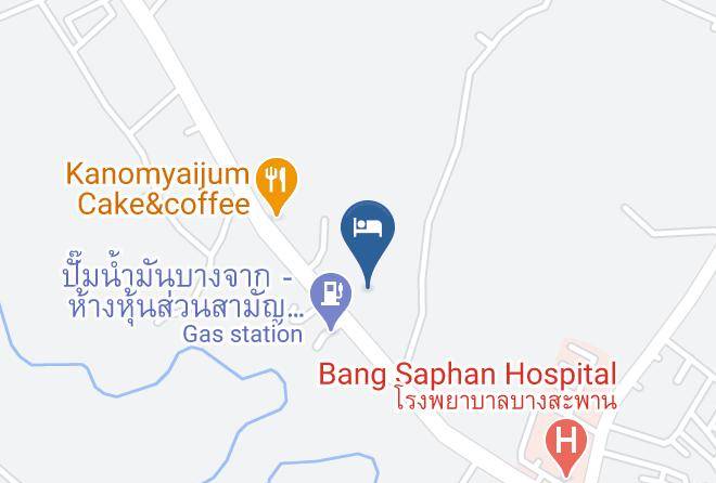 Amphoe Bang Saphan - Aioon Resort Maps