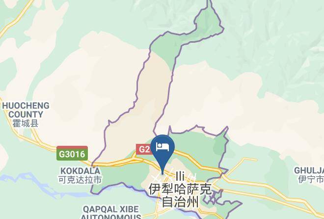 Ili Kazak Aut Prefecture - Aipai Business Hotel Maps