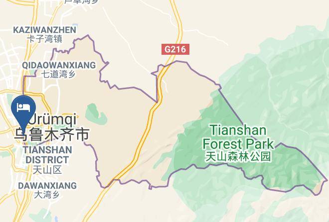 Urumqi - Aipai Business Hotel Maps