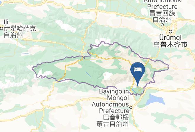 Bayinggolin Mongol Aut Prefecture - Aipai Hotel Maps