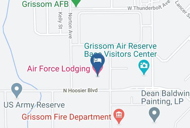 Air Force Lodging Map