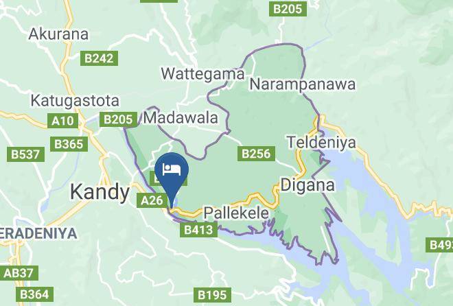 Kandy - Airavata Luxury Boutique Resorts Maps