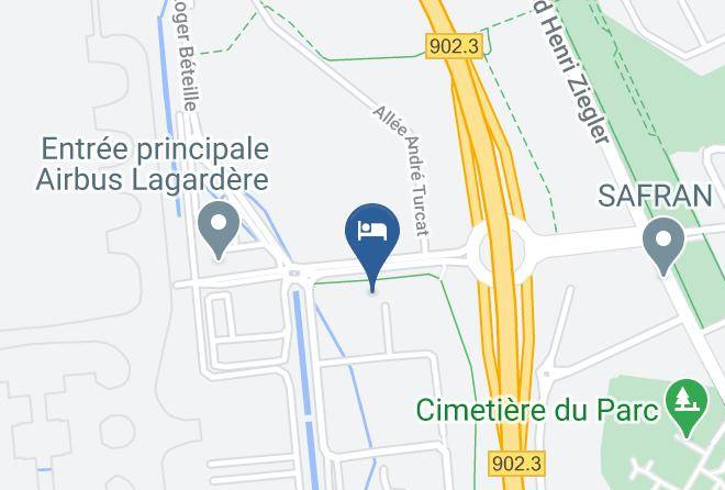 Airbus Skyline Hotel Map