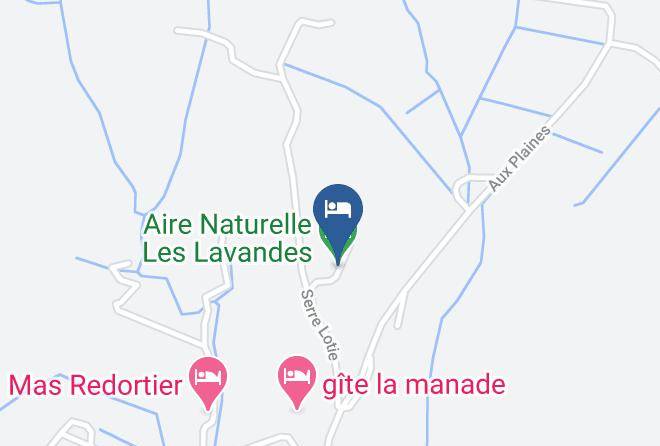 Drome - Aire Naturelle Les Lavandes Maps