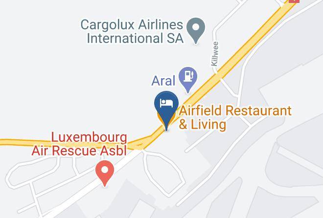 Sandweiler - Airfield Restaurant & Living Maps