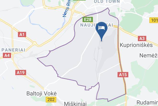 Vilnius - Airinn Vilnius Hotel Maps