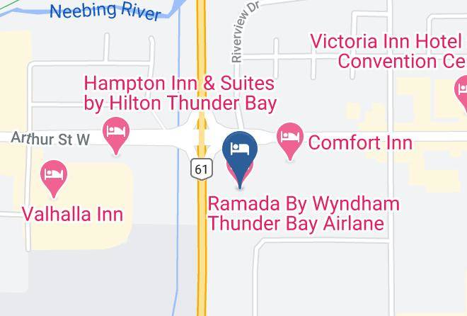 Thunder Bay - Ramada By Wyndham Thunder Bay Airlane Hotel Maps