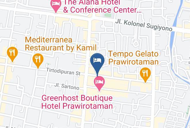 Kota Yogyakarta - Airlangga Hotel Prawirotaman Maps