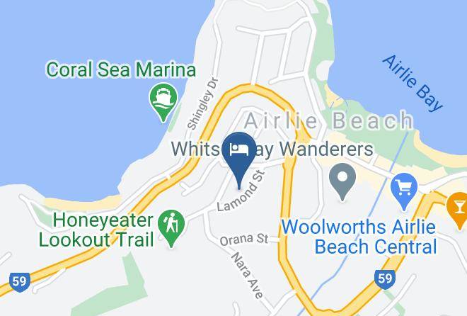 Whitsunday - Airlie Beach Motor Lodge Maps