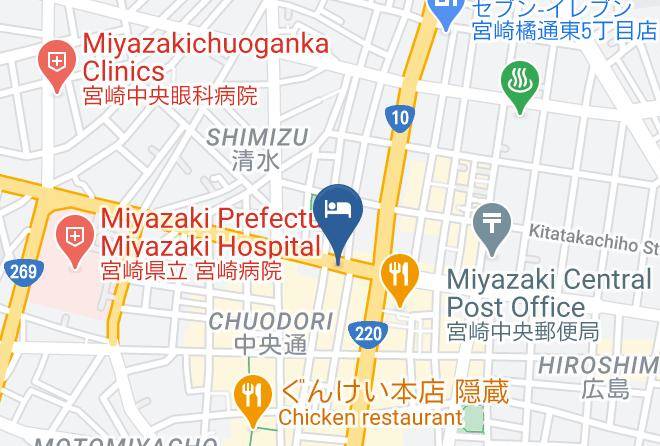 Miyazaki City - Airline Hotel Maps