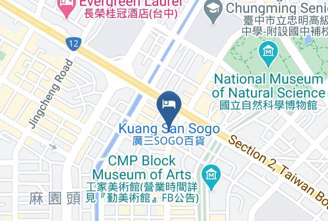 Airline Inn Taichung Green Park Way Map