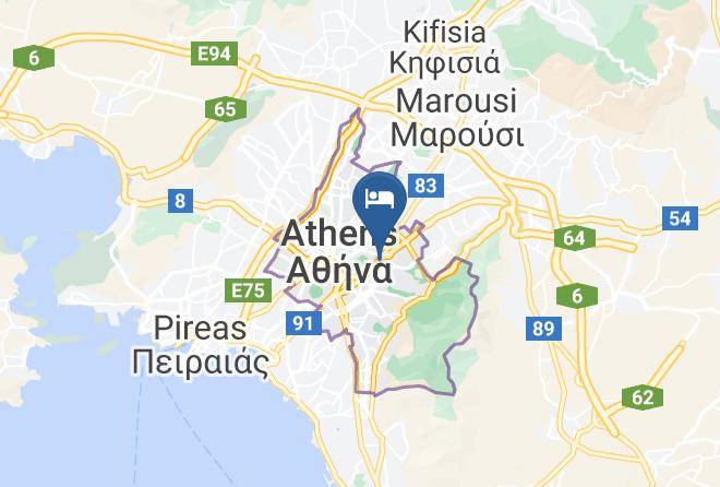 Central Athens - Airotel Stratos Vassilikos Hotel Maps