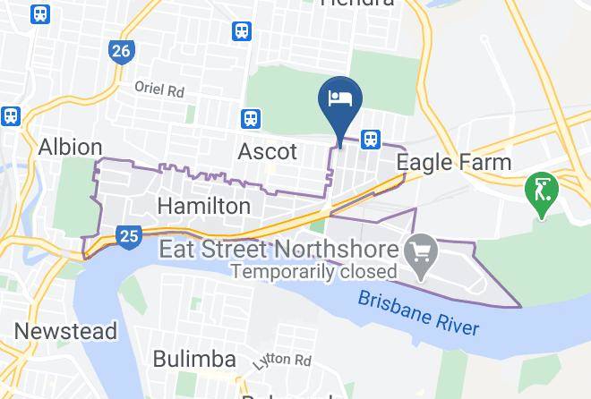 Airport Admiralty Motel Map