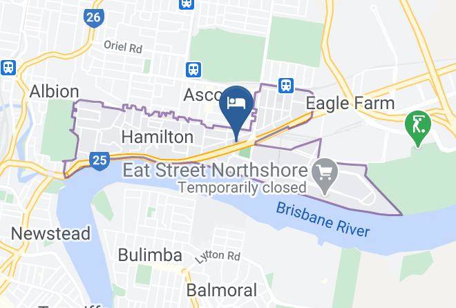 Brisbane - Airport Ascot Motel Maps