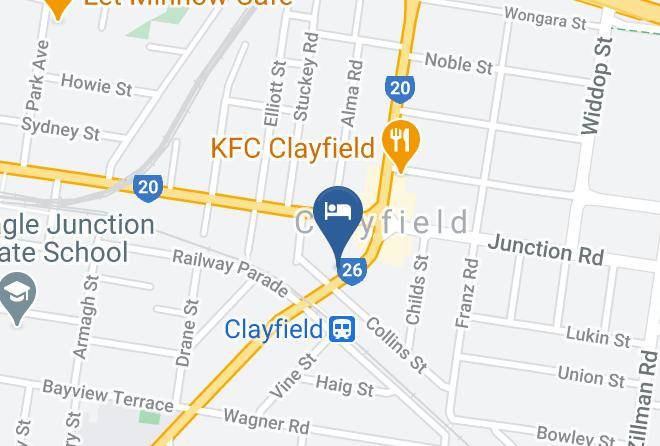 Brisbane - Airport Clayfield Motel Maps