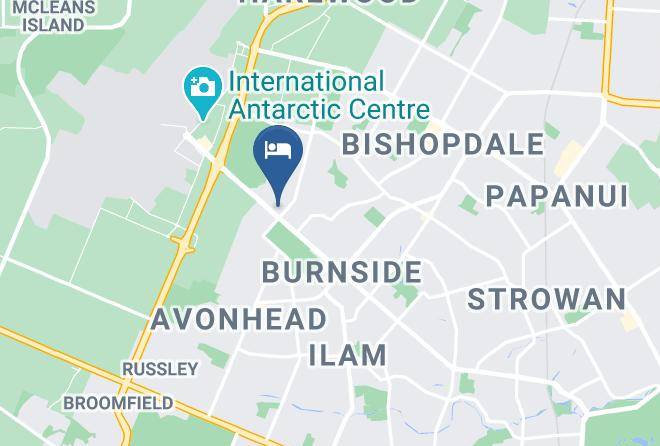 Christchurch - Airport Gateway Motel Maps