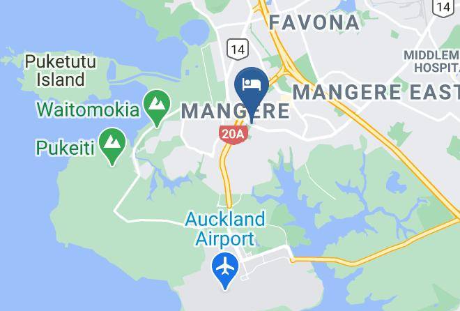 Airport Goldstar Motel Map