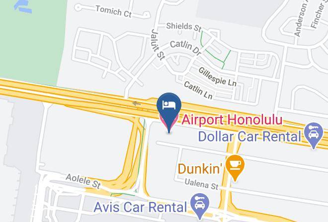 Honolulu - Airport Honolulu Hotel Maps