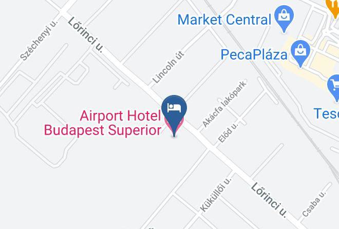 Vecses - Airport Hotel Budapest Maps