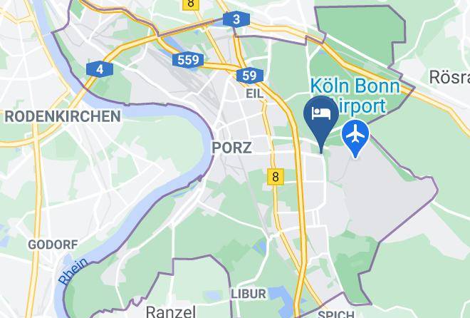 Cologne - Airport Hotel By The New Yorker Maps