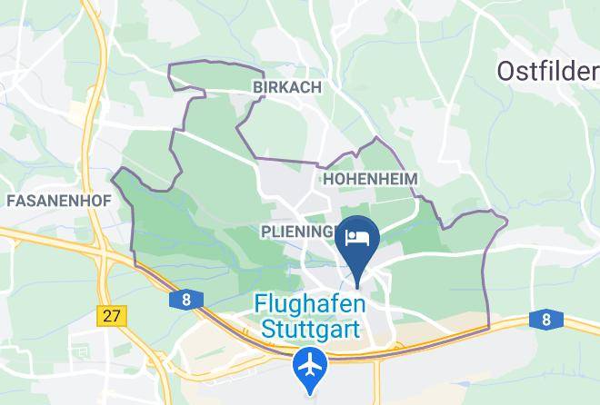 Stuttgart - Airport Hotel Filder Post Maps