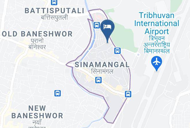 Kathmandu - Airport Hotel Maps