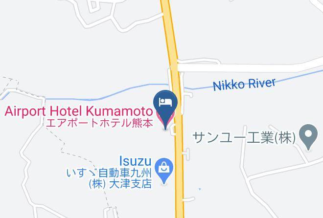 Ozu Townkikuchi District - Airport Hotel Kumamoto Maps