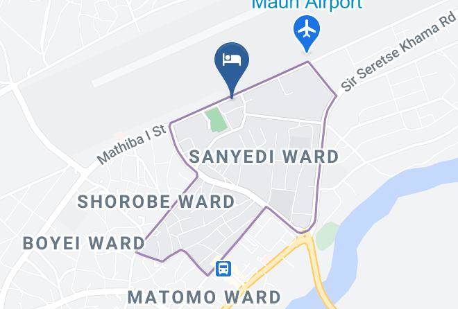 Ngamiland East - Airport Hotel Maps