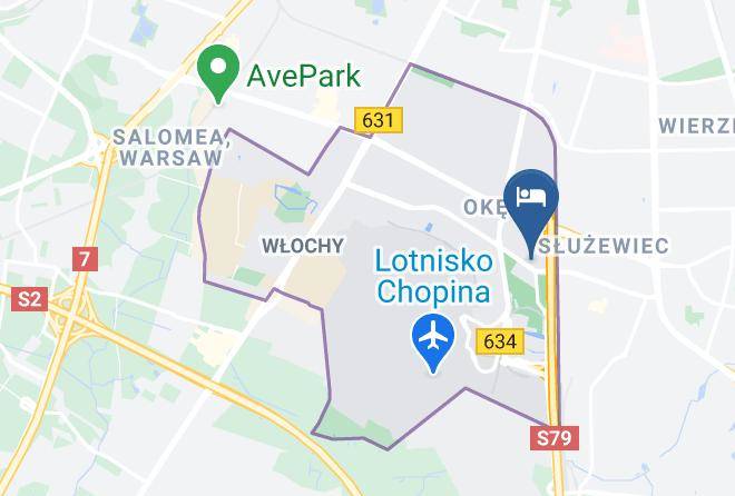 Warsaw - Airport Hotel Okecie Maps