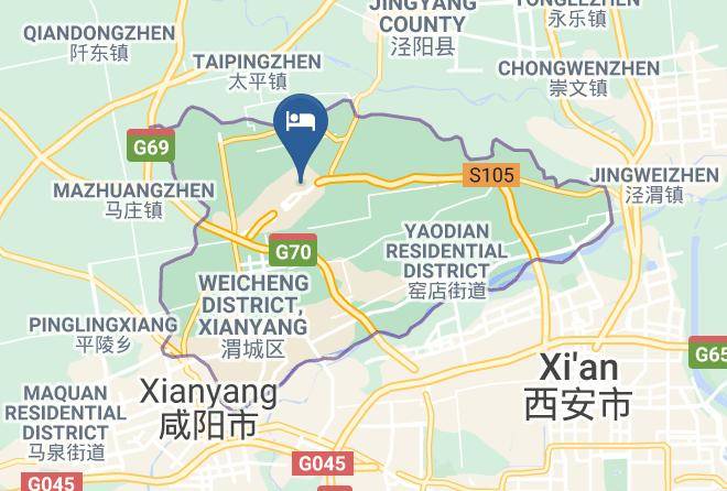 Xianyang - Airport Hotel Maps