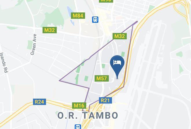 Ekurhuleni - Airport Inn Bed And Breakfast Maps