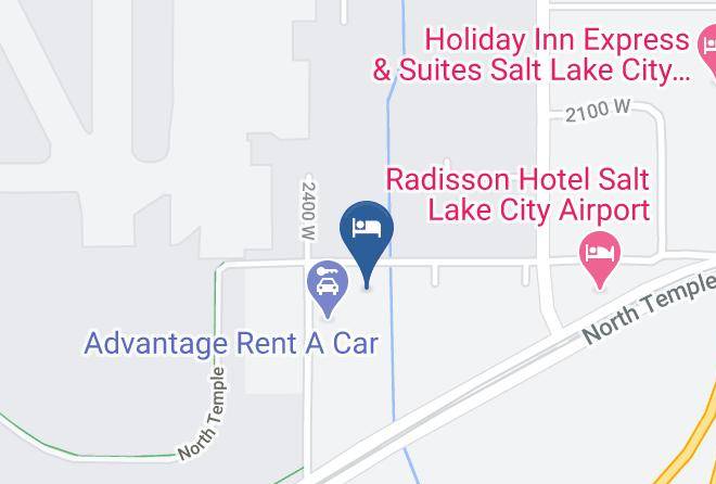 Salt Lake - Airport Inn Hotel Maps