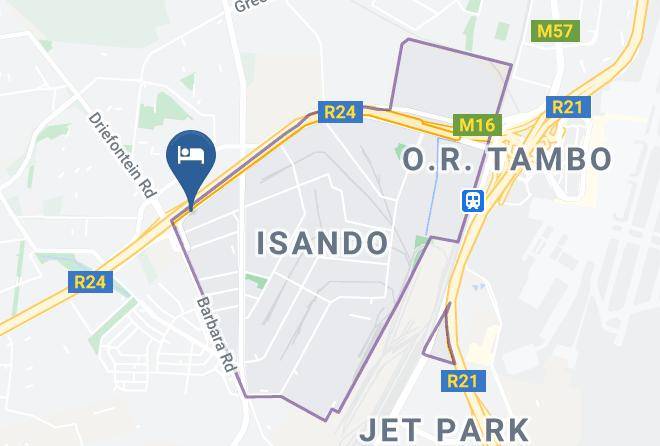 Ekurhuleni - Airport Inn & Suites Isando Maps