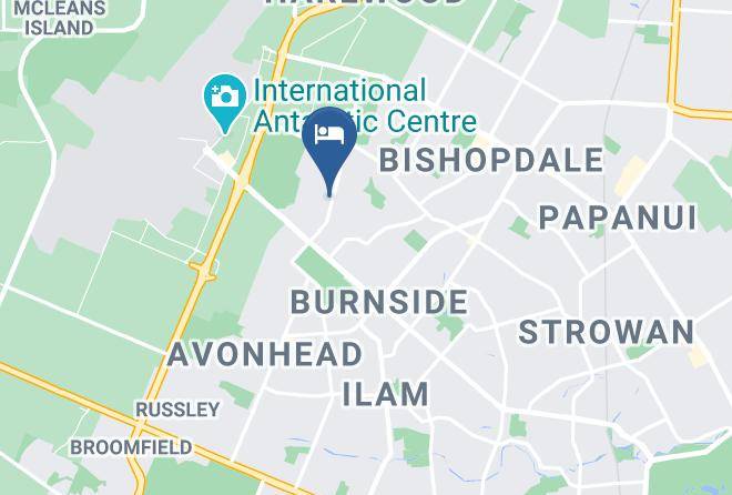Christchurch - Airport Lodge Motel Maps