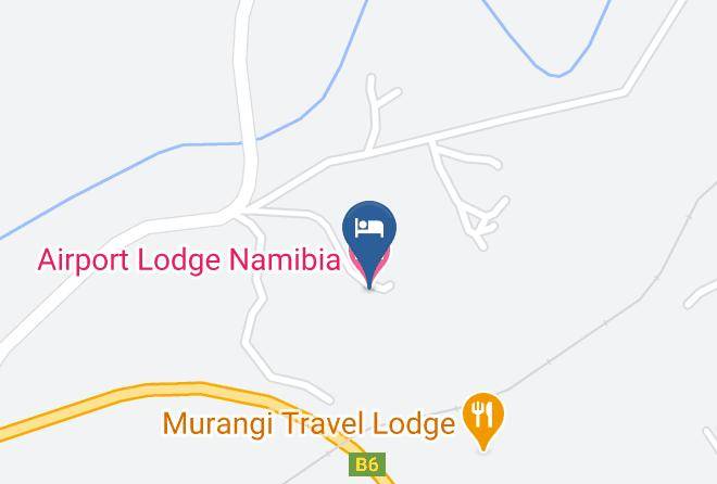 Windhoek Rural - Airport Lodge Namibia Maps