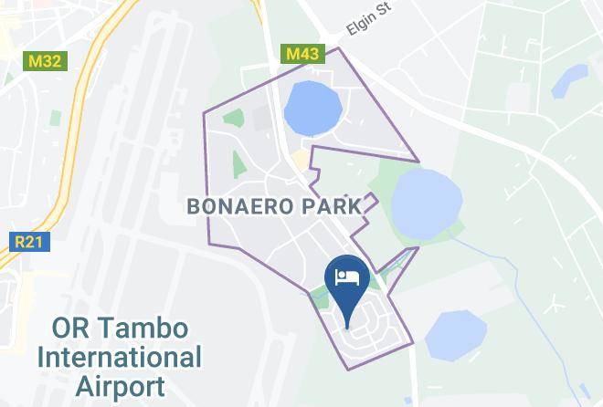 Ekurhuleni - Airport Lodge Or Tambo Airport Maps