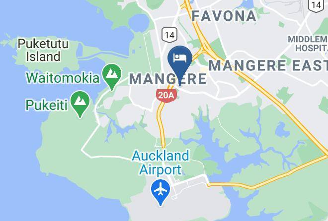 Airport Manor Inn Map