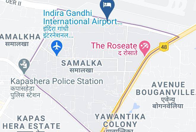 New Delhi - Airport Residency Maps