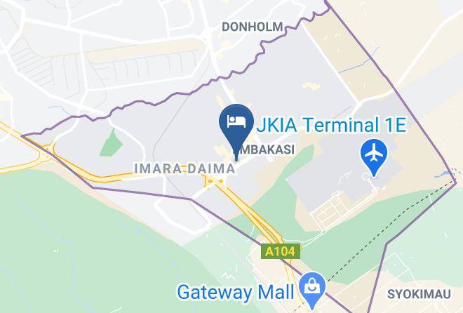 Nairobi - Airport View Plaza Hotel Maps