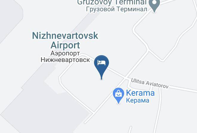 Nizhnevartovsk - Airporthotel Ojscnizhnevartovskavia Maps