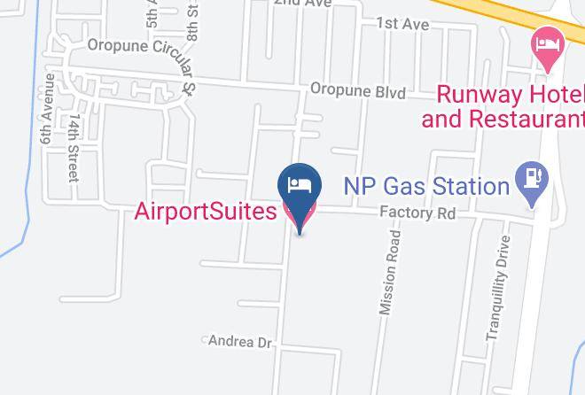 Tunapuna - Airportsuites Hotel Maps