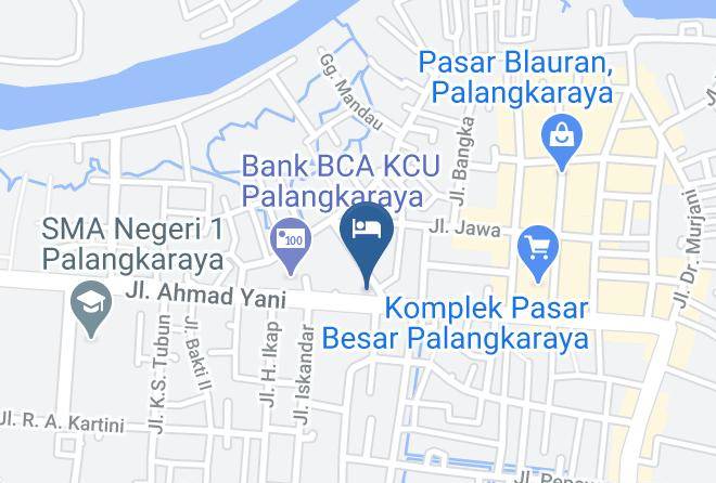Kota Palangka Raya - Airy Ahmad Yani Irian 2 Palangkaraya Maps